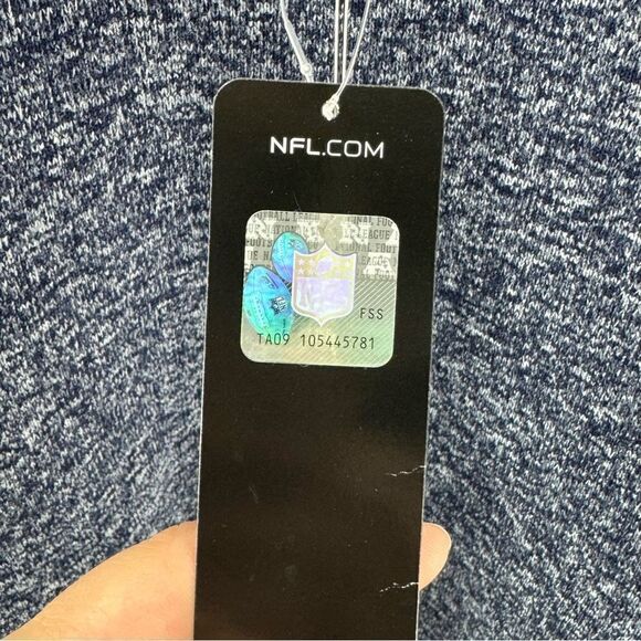 Antigua NFL New England Patriots Fortune 1/4 Zip Pullover - Navy- Size L- NWT - Picture 6 of 12